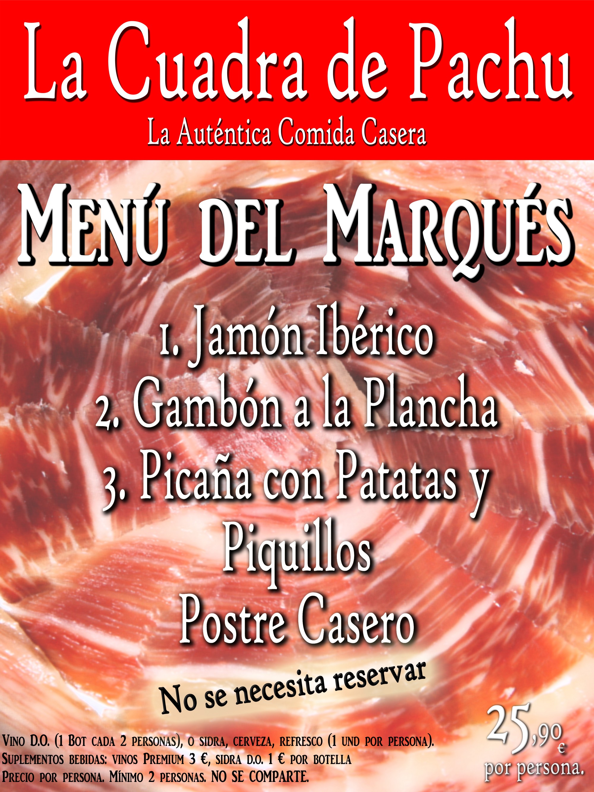 Menú Marqués